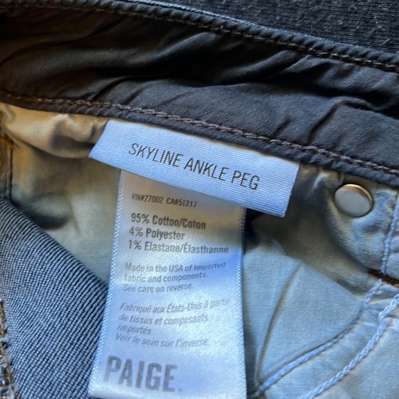 Paige Skyline Ankle Jeans - Picture 6 of 6